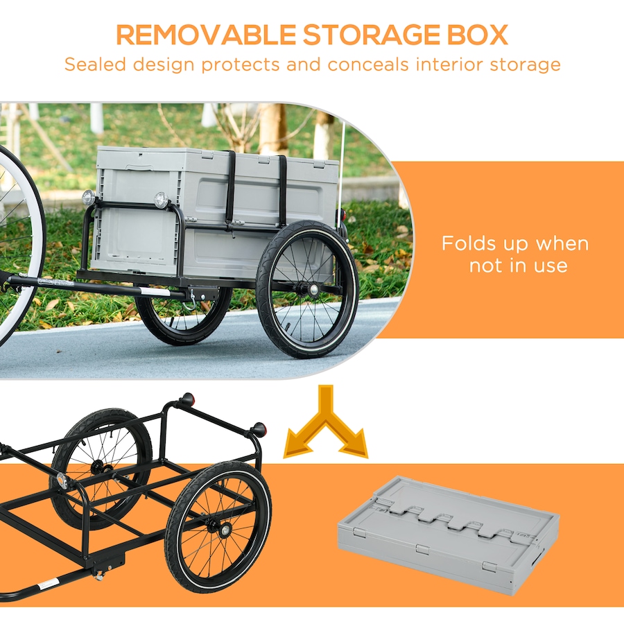 Image 993086_ALTMORE3.jpg, Product 993-086 / Price $165.99, Aosom Bike Cargo Trailer from Aosom on TSC.ca's Home & Garden department