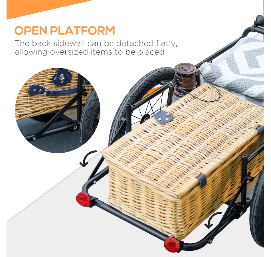 Image 993086_ALTMORE4.jpg, Product 993-086 / Price $159.99, Aosom Bike Cargo Trailer from Aosom on TSC.ca's Home & Garden department