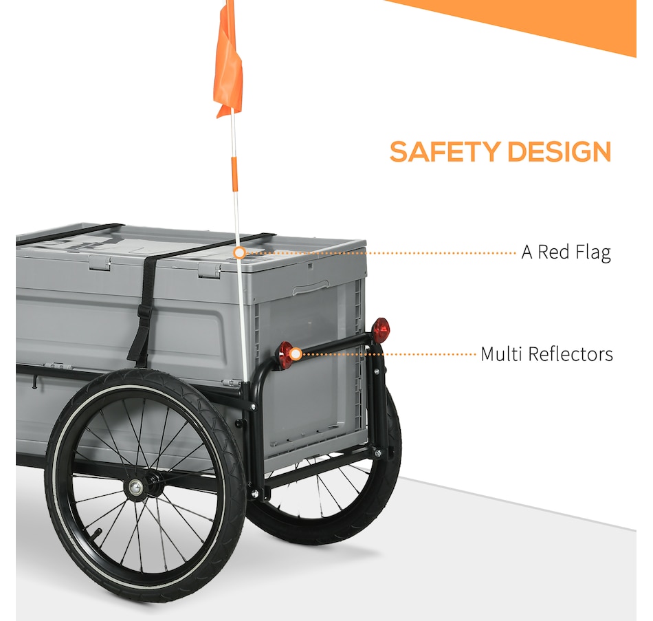 Image 993086_ALTMORE5.jpg, Product 993-086 / Price $159.99, Aosom Bike Cargo Trailer from Aosom on TSC.ca's Home & Garden department