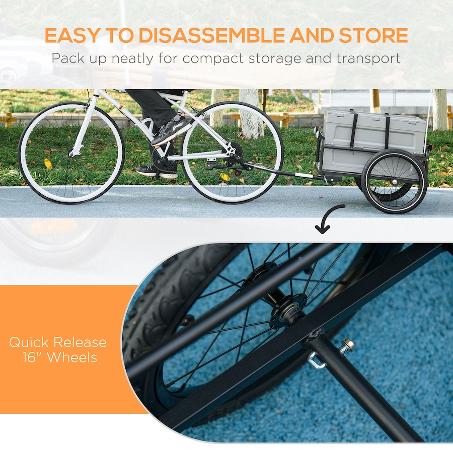 Image 993086_ALTMORE6.jpg, Product 993-086 / Price $165.99, Aosom Bike Cargo Trailer from Aosom on TSC.ca's Home & Garden department