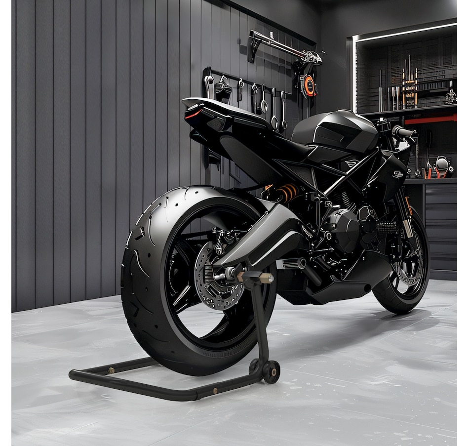 Image 993088_ALTMORE1.jpg, Product 993-088 / Price $59.99, HOMCOM Motorcycle Stand from HOMCOM on TSC.ca's Home & Garden department