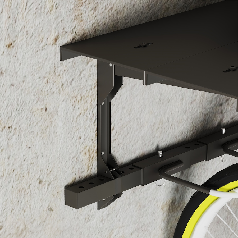 Image 993091_ALTMORE7.jpg, Product 993-091 / Price $34.99, Soozier Bike Rack for 5 Bikes, Bicycle Rack with Shelf and 5 Hooks from Soozier on TSC.ca's Home & Garden department