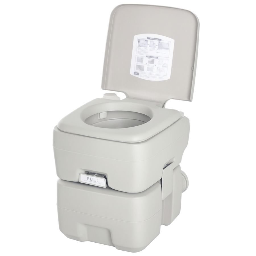 Image 993098.png, Product 993-098 / Price $108.99, Kleankin Outdoor Portable Travel Toilet Detachable Flushable Tank from HOMCOM on TSC.ca's Health & Fitness department