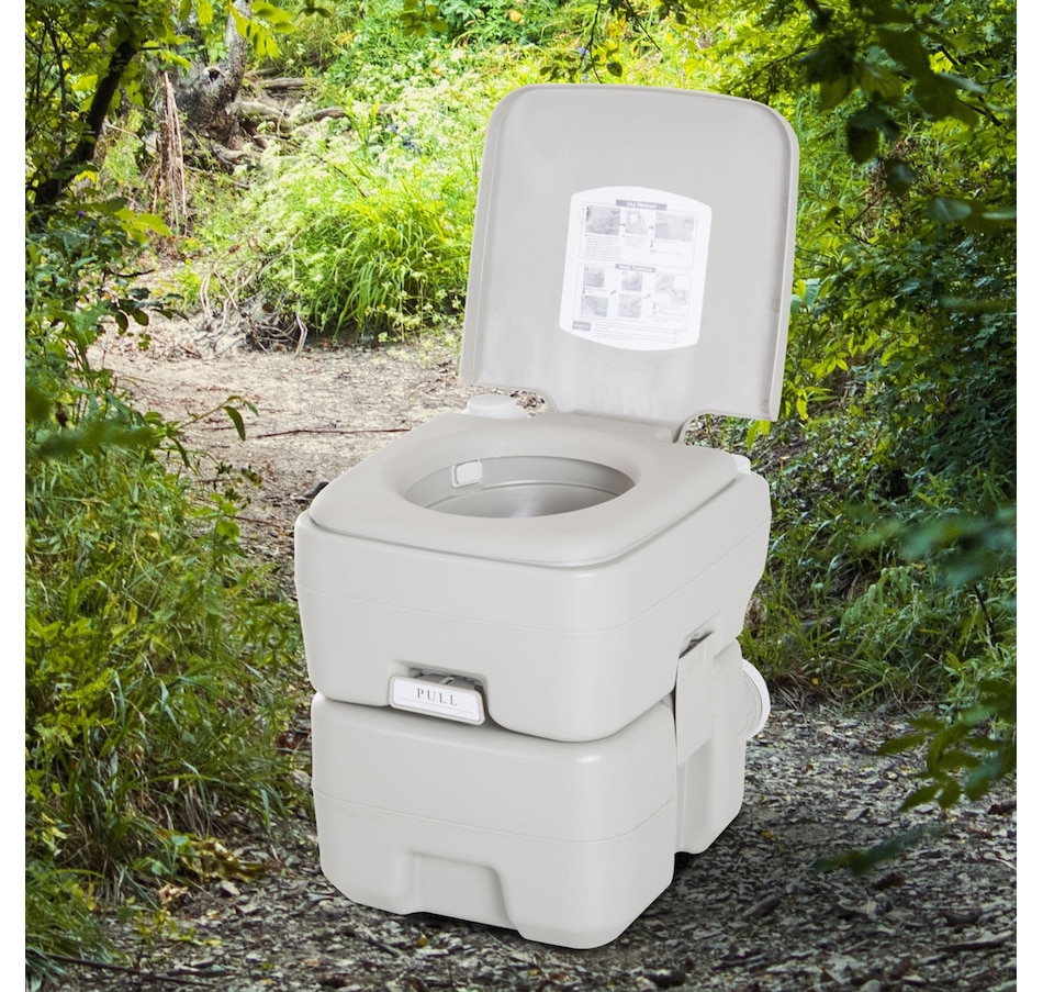 Image 993098_ALTMORE1.jpg, Product 993-098 / Price $109.99, Kleankin Outdoor Portable Travel Toilet Detachable Flushable Tank from HOMCOM on TSC.ca's Health & Fitness department