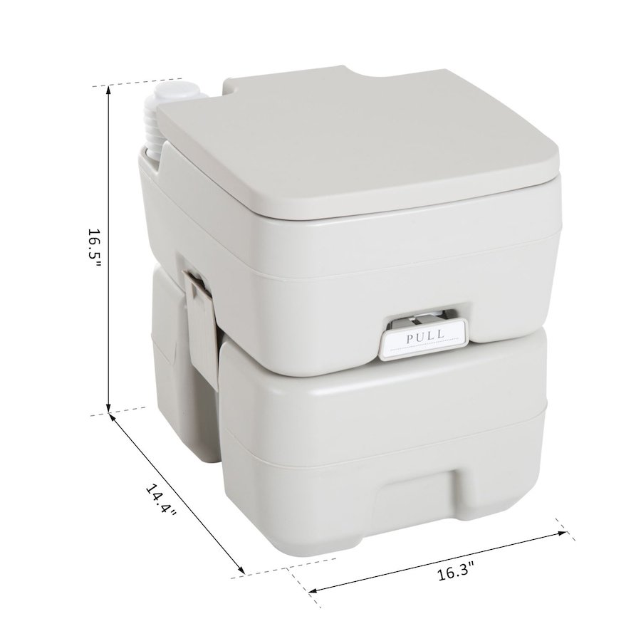 Image 993098_ALTMORE2.jpg, Product 993-098 / Price $108.99, Kleankin Outdoor Portable Travel Toilet Detachable Flushable Tank from HOMCOM on TSC.ca's Health & Fitness department