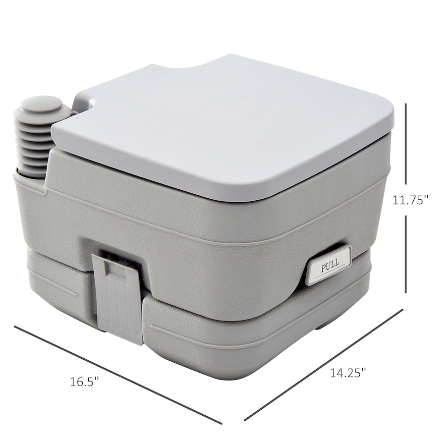 Image 993105_ALTMORE2.jpg, Product 993-105 / Price $89.99, Outsunny Outdoor Portable Travel Toilet Flushable Tank from Outsunny on TSC.ca's Health & Fitness department