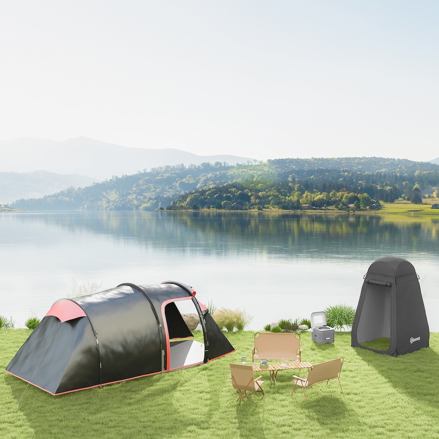 Image 993105_ALTMORE8.jpg, Product 993-105 / Price $89.99, Outsunny Outdoor Portable Travel Toilet Flushable Tank from Outsunny on TSC.ca's Health & Fitness department