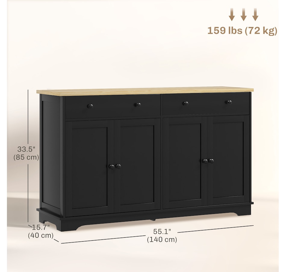Image 993108_ALTMORE10.jpg, Product 993-108 / Price $269.99 - $289.99, HOMCOM Sideboard Cabinet with Storage Drawers Adjustable Shelves from HOMCOM on TSC.ca's Home & Garden department