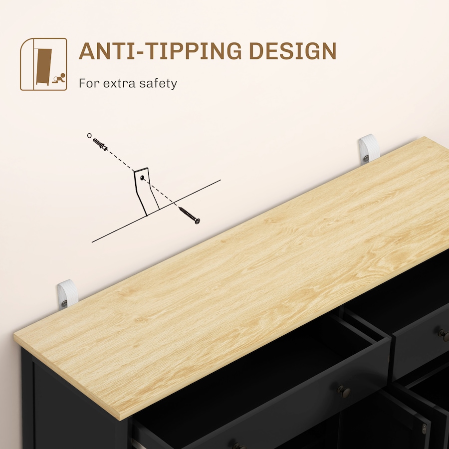 Image 993108_ALTMORE14.jpg, Product 993-108 / Price $239.99 - $254.99, HOMCOM Sideboard Cabinet with Storage Drawers Adjustable Shelves from HOMCOM on TSC.ca's Home & Garden department