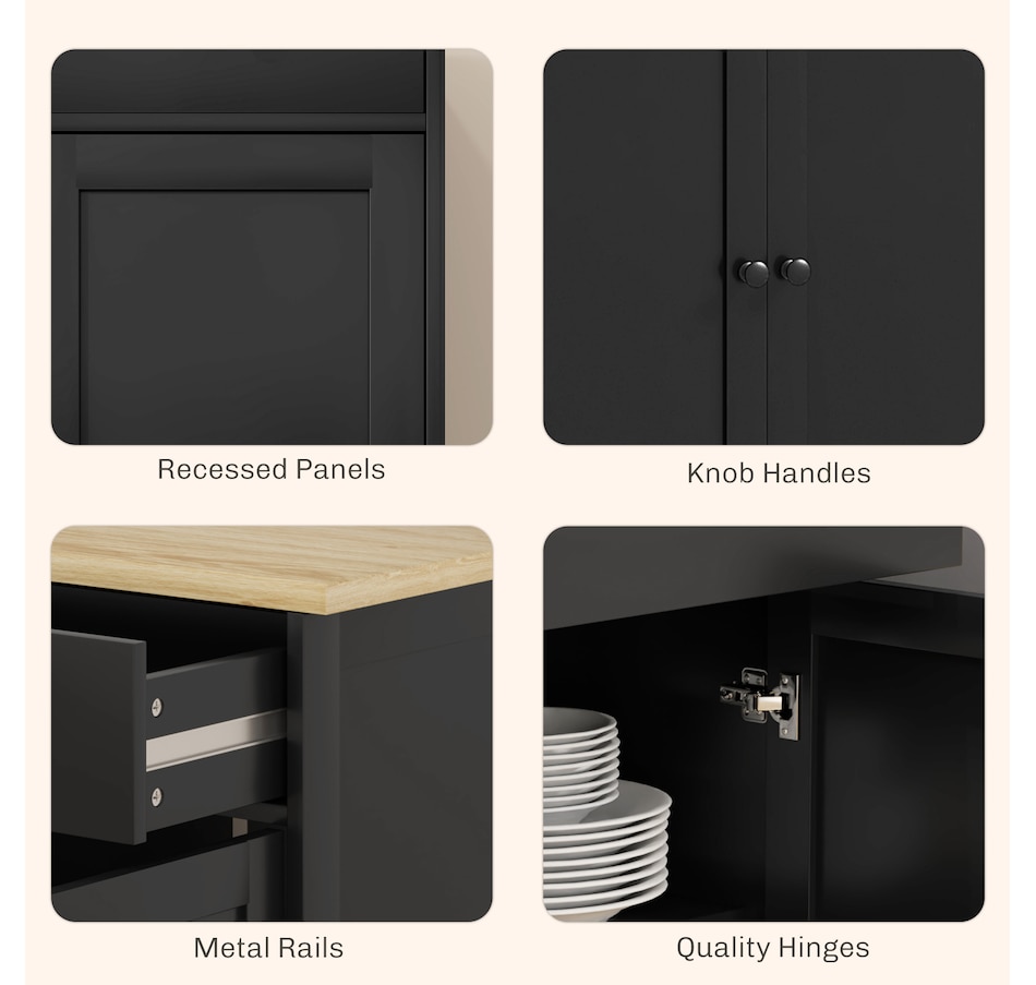 Image 993108_ALTMORE15.jpg, Product 993-108 / Price $269.99 - $289.99, HOMCOM Sideboard Cabinet with Storage Drawers Adjustable Shelves from HOMCOM on TSC.ca's Home & Garden department