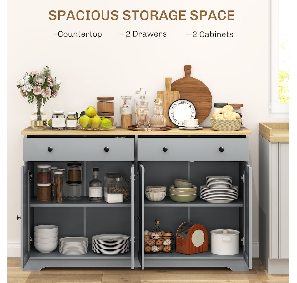 Image 993108_ALTMORE19.jpg, Product 993-108 / Price $269.99 - $289.99, HOMCOM Sideboard Cabinet with Storage Drawers Adjustable Shelves from HOMCOM on TSC.ca's Home & Garden department