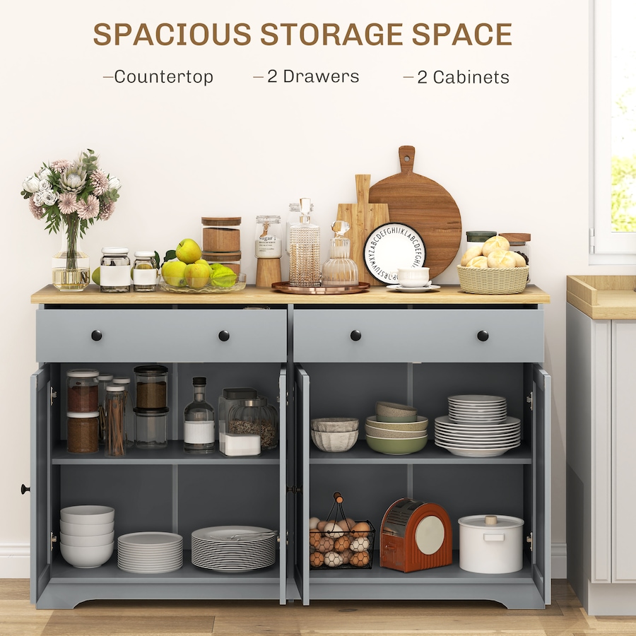 Image 993108_ALTMORE19.jpg, Product 993-108 / Price $239.99 - $254.99, HOMCOM Sideboard Cabinet with Storage Drawers Adjustable Shelves from HOMCOM on TSC.ca's Home & Garden department
