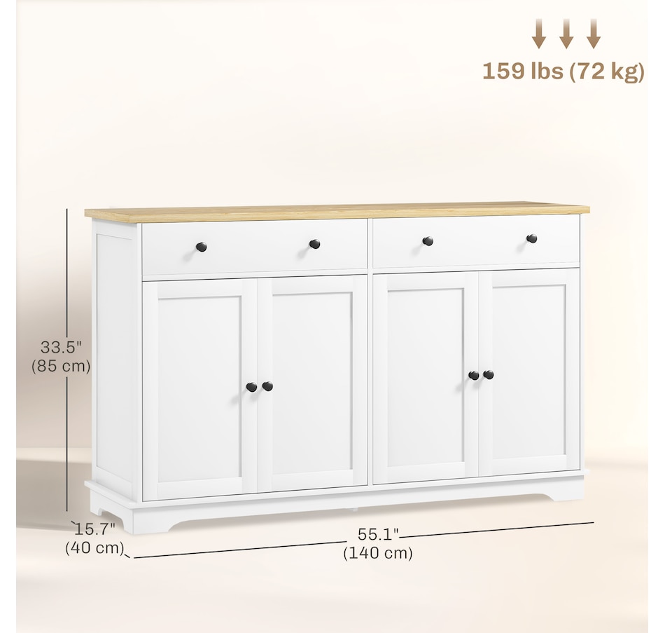 Image 993108_ALTMORE2.jpg, Product 993-108 / Price $269.99 - $289.99, HOMCOM Sideboard Cabinet with Storage Drawers Adjustable Shelves from HOMCOM on TSC.ca's Home & Garden department