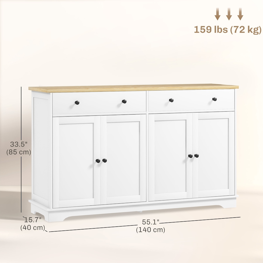 Image 993108_ALTMORE2.jpg, Product 993-108 / Price $239.99 - $254.99, HOMCOM Sideboard Cabinet with Storage Drawers Adjustable Shelves from HOMCOM on TSC.ca's Home & Garden department