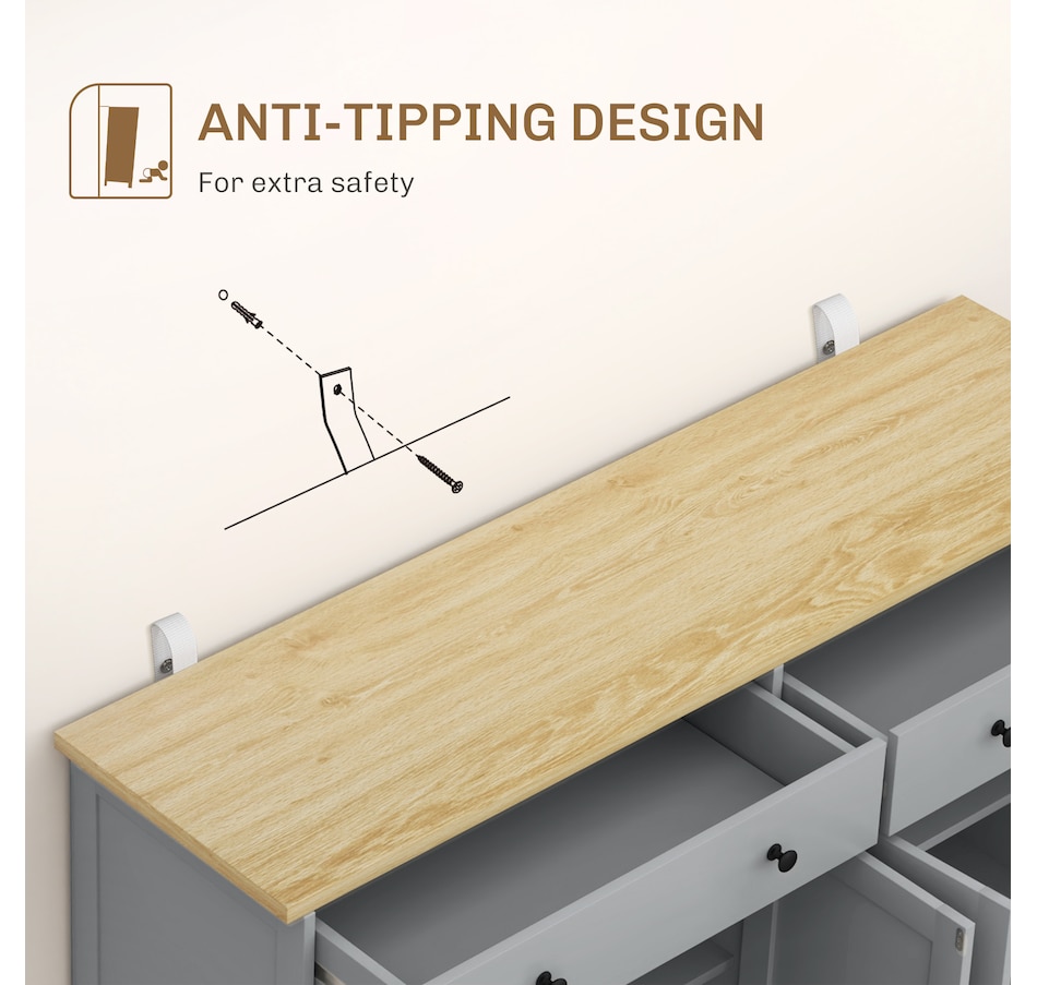 Image 993108_ALTMORE22.jpg, Product 993-108 / Price $269.99 - $289.99, HOMCOM Sideboard Cabinet with Storage Drawers Adjustable Shelves from HOMCOM on TSC.ca's Home & Garden department
