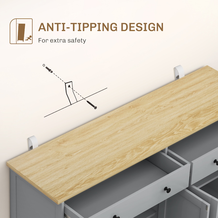 Image 993108_ALTMORE22.jpg, Product 993-108 / Price $239.99 - $254.99, HOMCOM Sideboard Cabinet with Storage Drawers Adjustable Shelves from HOMCOM on TSC.ca's Home & Garden department