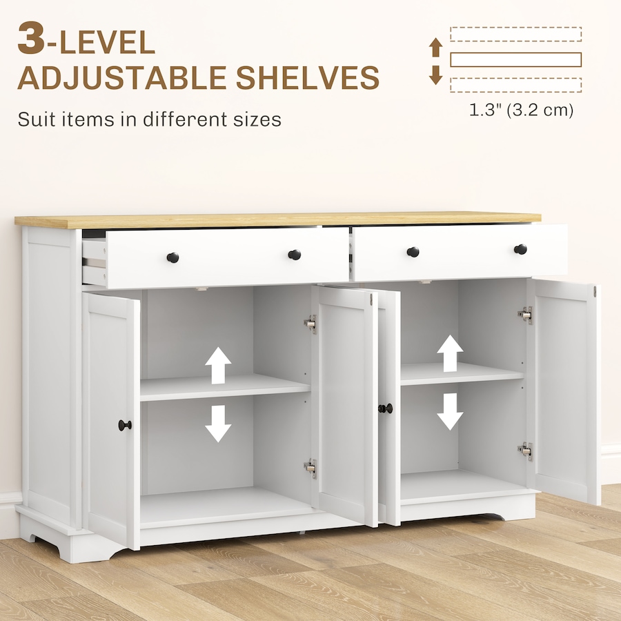 Image 993108_ALTMORE25.jpg, Product 993-108 / Price $239.99 - $254.99, HOMCOM Sideboard Cabinet with Storage Drawers Adjustable Shelves from HOMCOM on TSC.ca's Home & Garden department