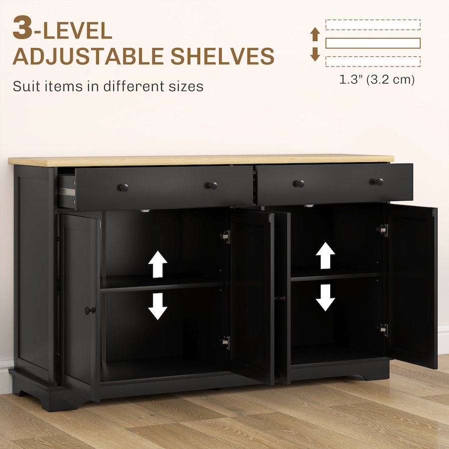 Image 993108_ALTMORE27.jpg, Product 993-108 / Price $239.99 - $254.99, HOMCOM Sideboard Cabinet with Storage Drawers Adjustable Shelves from HOMCOM on TSC.ca's Home & Garden department