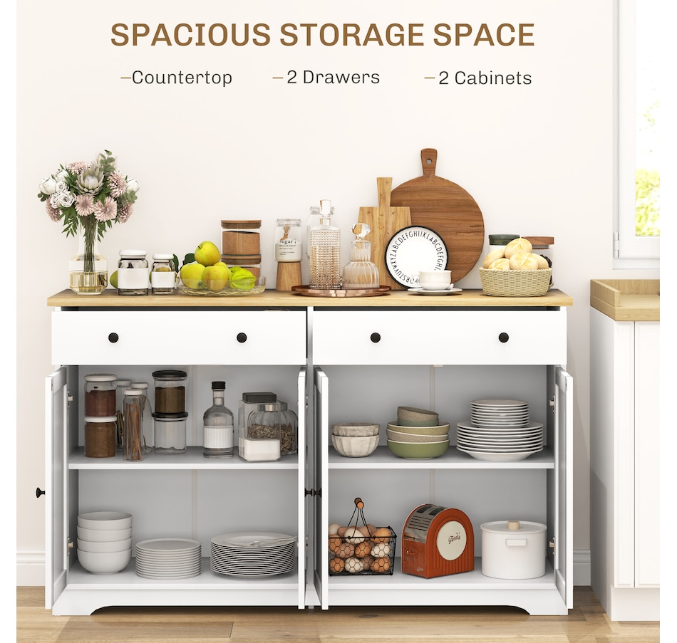 Image 993108_ALTMORE3.jpg, Product 993-108 / Price $269.99 - $289.99, HOMCOM Sideboard Cabinet with Storage Drawers Adjustable Shelves from HOMCOM on TSC.ca's Home & Garden department