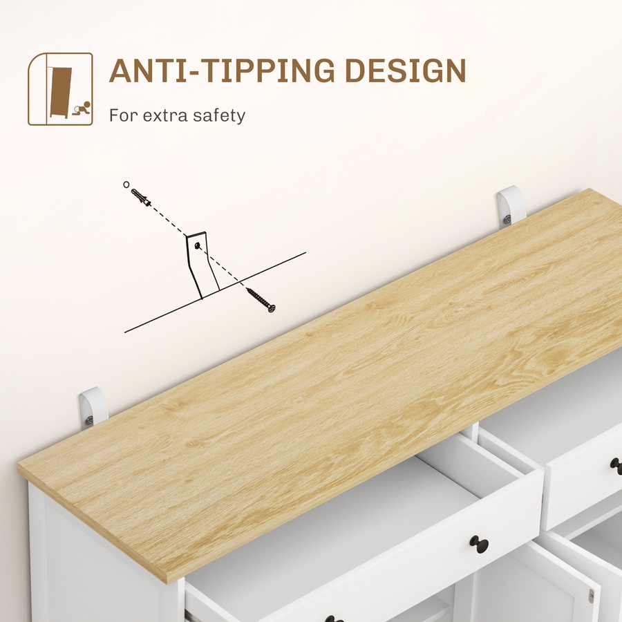 Image 993108_ALTMORE6.jpg, Product 993-108 / Price $239.99 - $254.99, HOMCOM Sideboard Cabinet with Storage Drawers Adjustable Shelves from HOMCOM on TSC.ca's Home & Garden department