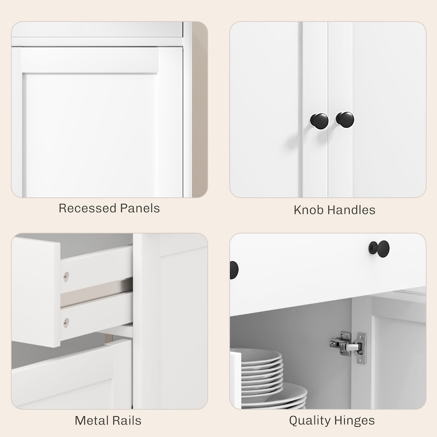 Image 993108_ALTMORE7.jpg, Product 993-108 / Price $239.99 - $254.99, HOMCOM Sideboard Cabinet with Storage Drawers Adjustable Shelves from HOMCOM on TSC.ca's Home & Garden department