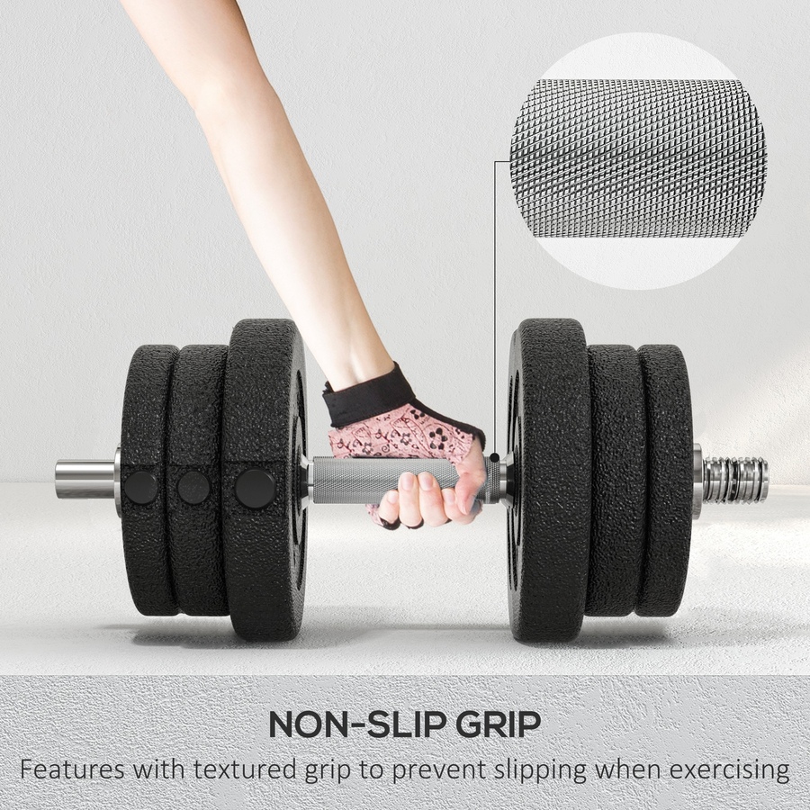 Image 993112_ALTMORE20.jpg, Product 993-112 / Price $64.99, Soozier 2-in-1 Adjustable Dumbbells Weight Set for Body Fitness from Soozier on TSC.ca's Health & Fitness department
