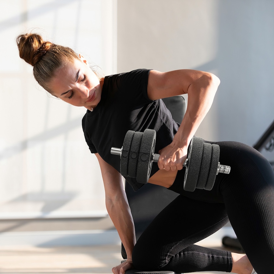 Image 993112_ALTMORE22.jpg, Product 993-112 / Price $64.99, Soozier 2-in-1 Adjustable Dumbbells Weight Set for Body Fitness from Soozier on TSC.ca's Health & Fitness department
