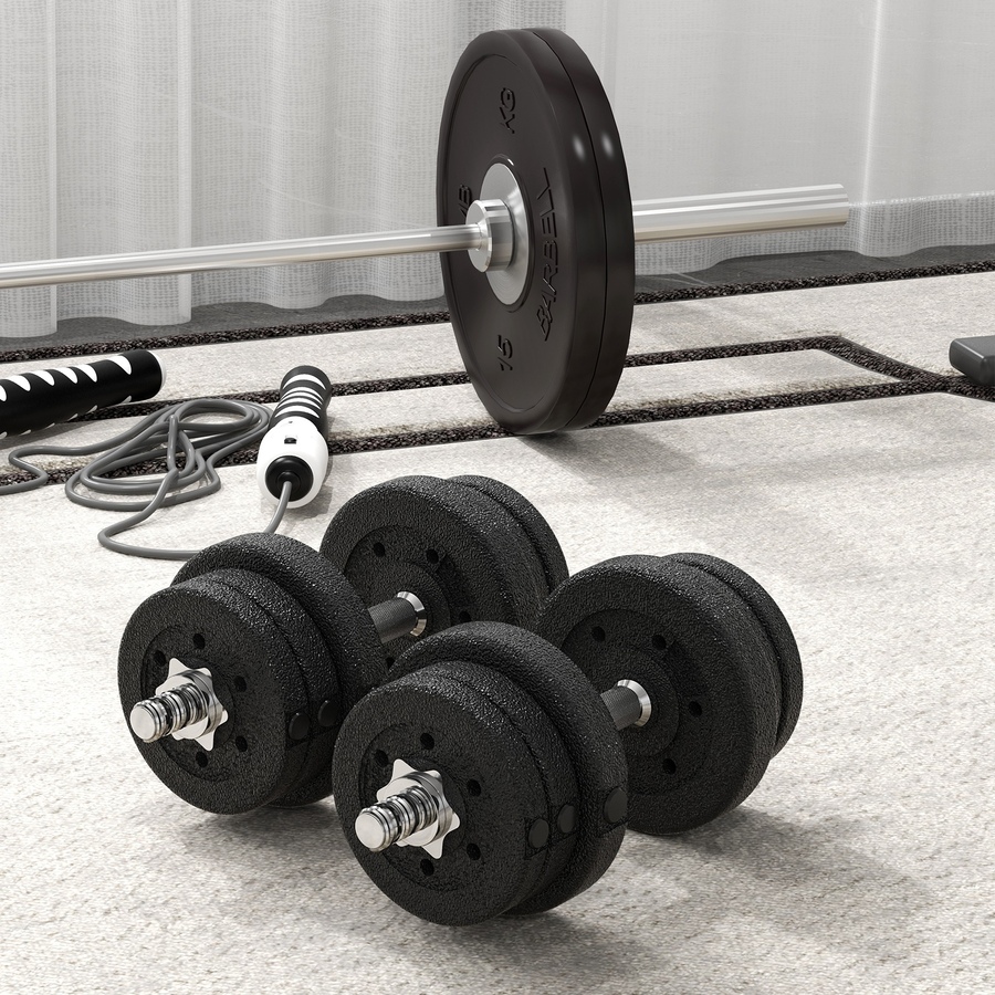 Image 993112_ALTMORE24.jpg, Product 993-112 / Price $64.99, Soozier 2-in-1 Adjustable Dumbbells Weight Set for Body Fitness from Soozier on TSC.ca's Health & Fitness department