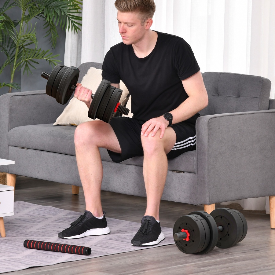 Image 993112_ALTMORE34.jpg, Product 993-112 / Price $64.99, Soozier 2-in-1 Adjustable Dumbbells Weight Set for Body Fitness from Soozier on TSC.ca's Health & Fitness department