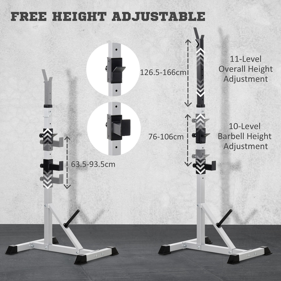 Image 993113_ALTMORE12.jpg, Product 993-113 / Price $89.99 - $109.99, Soozier Squat Rack, Power Rack with Adjustable Height & Width from Soozier on TSC.ca's Health & Fitness department