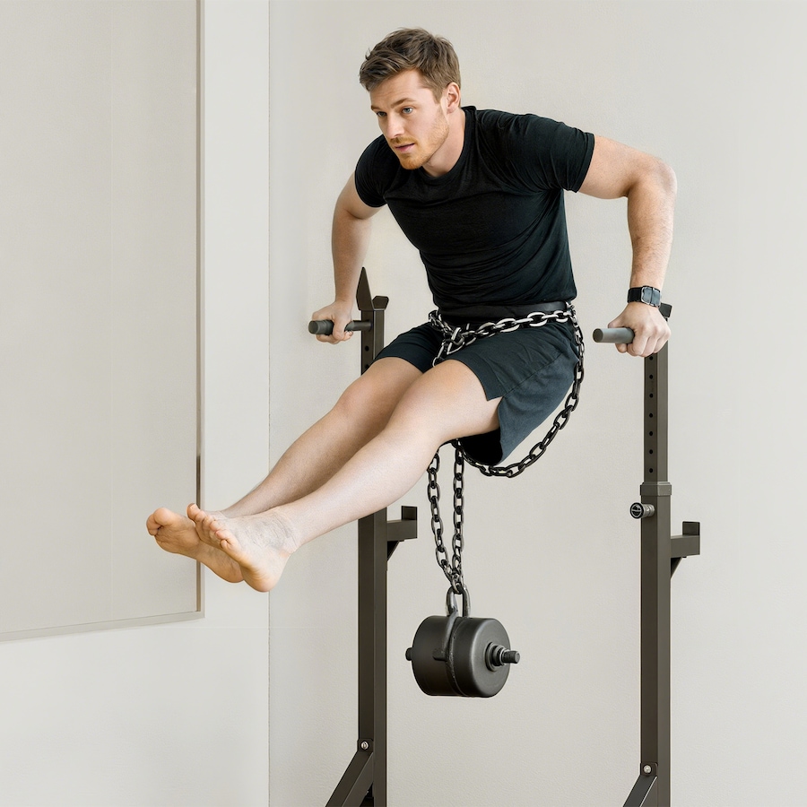 Image 993113_ALTMORE25.jpg, Product 993-113 / Price $89.99 - $109.99, Soozier Squat Rack, Power Rack with Adjustable Height & Width from Soozier on TSC.ca's Health & Fitness department