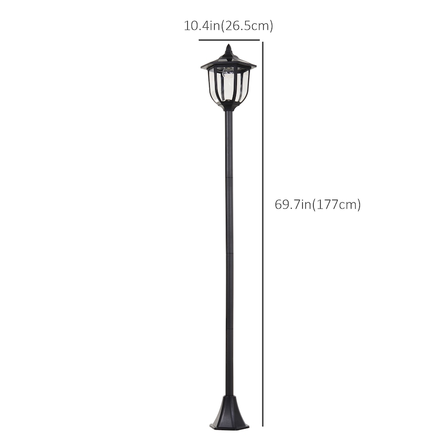 Image 993123_ALTMORE3.jpg, Product 993-123 / Price $64.41, Outsunny 70" Solar Lamp Post Light from Outsunny on TSC.ca's Home & Garden department
