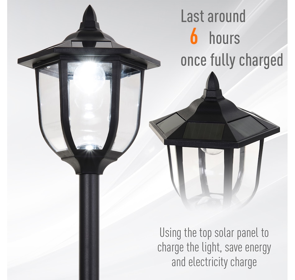 Image 993123_ALTMORE5.jpg, Product 993-123 / Price $64.99, Outsunny 70" Solar Lamp Post Light from Outsunny on TSC.ca's Home & Garden department