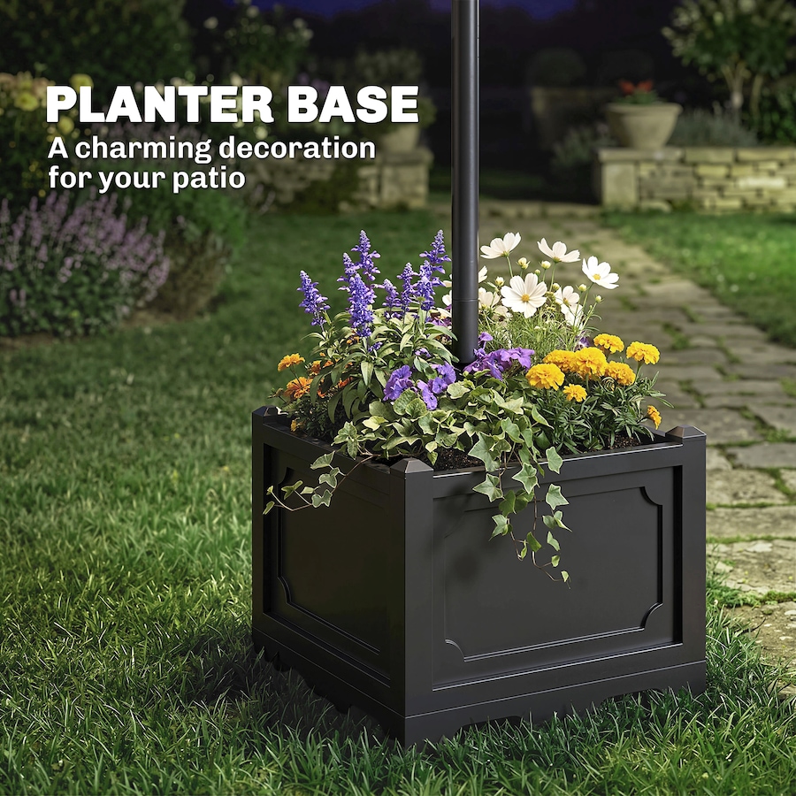 Image 993124_ALTMORE13.jpg, Product 993-124 / Price $139.99, Outsunny 74.5" 3-head Solar Lamp Post Street Light with Planter from Outsunny on TSC.ca's Home & Garden department