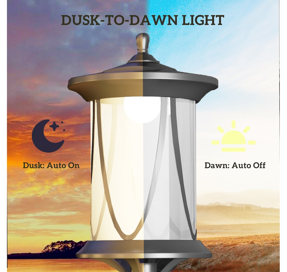 Image 993125_ALTMORE5.jpg, Product 993-125 / Price $43.99, Outsunny 50" Solar Post Light, IP44 LED Outdoor Street Light, Cool White from Outsunny on TSC.ca's Home & Garden department