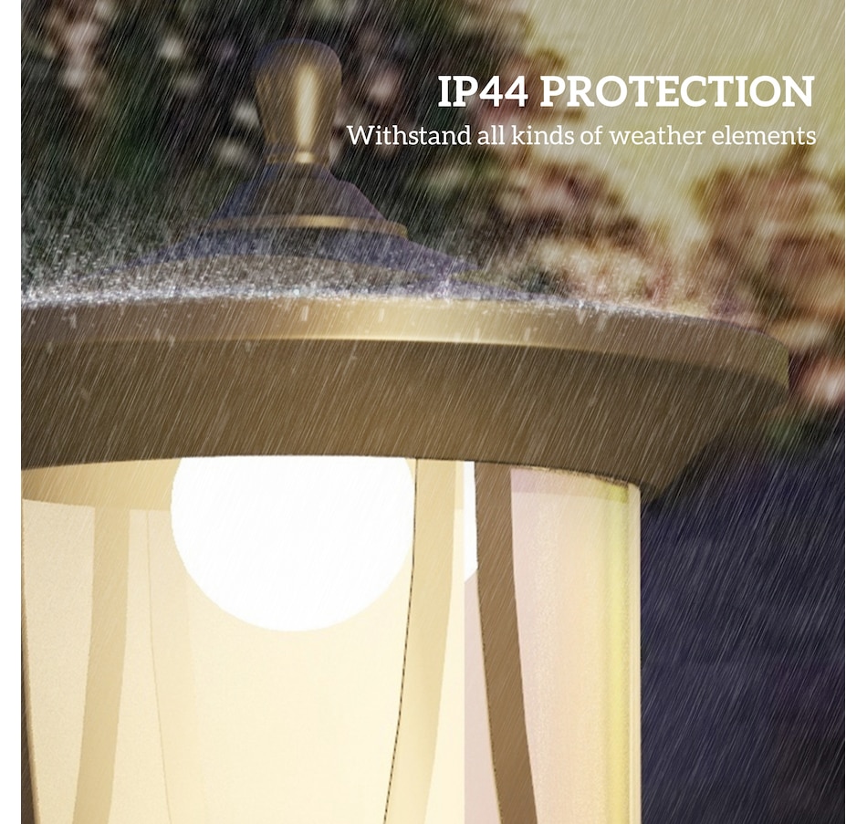 Image 993125_ALTMORE7.jpg, Product 993-125 / Price $43.99, Outsunny 50" Solar Post Light, IP44 LED Outdoor Street Light, Cool White from Outsunny on TSC.ca's Home & Garden department