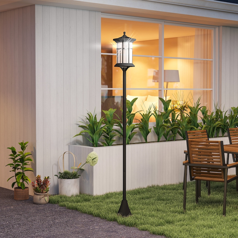 Image 993126_ALTMORE11.jpg, Product 993-126 / Price $119.99, Outsunny 72" Solar Post Light, IP44 LED Outdoor Street Light, 2 Pack from Outsunny on TSC.ca's Home & Garden department
