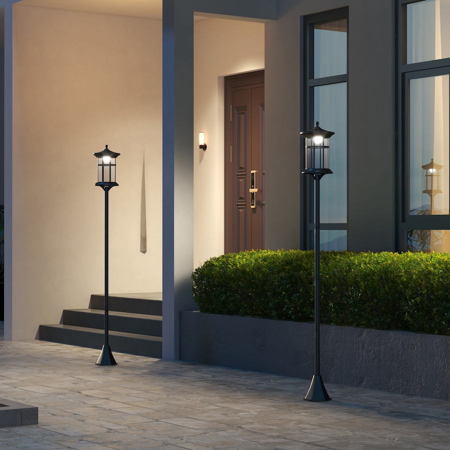Image 993126_ALTMORE8.jpg, Product 993-126 / Price $119.99, Outsunny 72" Solar Post Light, IP44 LED Outdoor Street Light, 2 Pack from Outsunny on TSC.ca's Home & Garden department