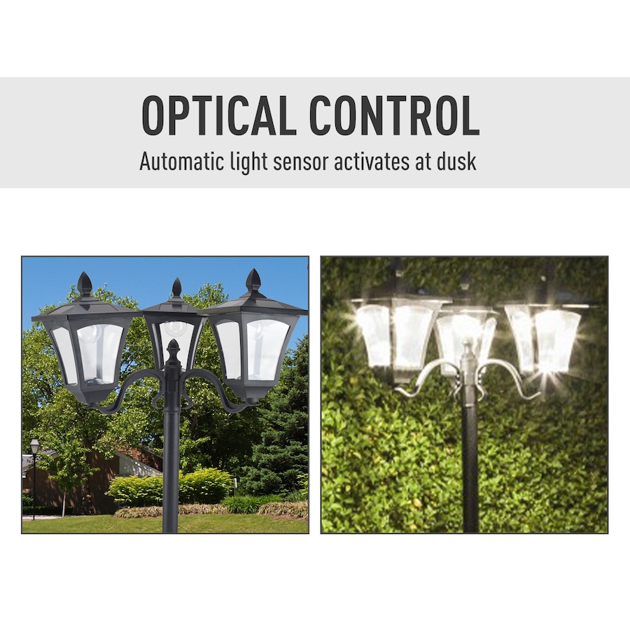 Image 993127_ALTMORE5.jpg, Product 993-127 / Price $105.99, Outsunny TripleSolar Post Lights from Outsunny on TSC.ca's Home & Garden department