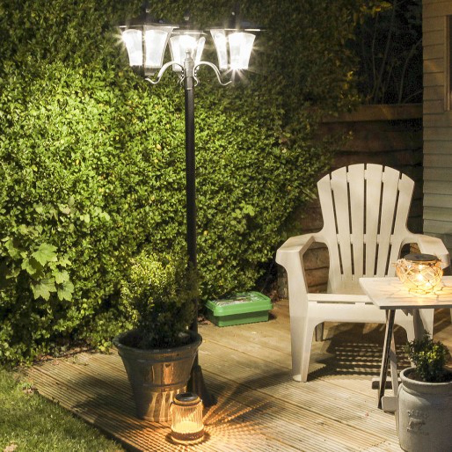 Image 993127_ALTMORE6.jpg, Product 993-127 / Price $105.99, Outsunny TripleSolar Post Lights from Outsunny on TSC.ca's Home & Garden department
