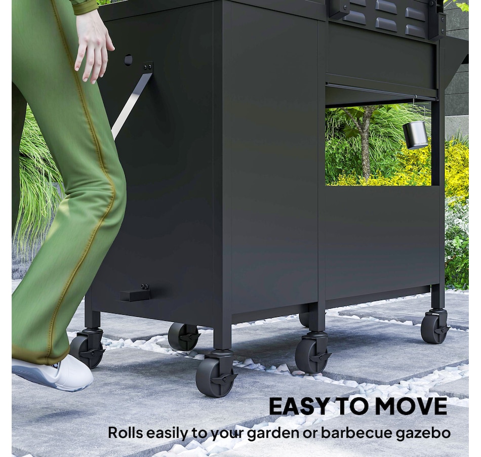 Image 993132_ALTMORE8.jpg, Product 993-132 / Price $429.99, Outsunny 3 Burner Propane Gas Grill with Side Burner from Outsunny on TSC.ca's department