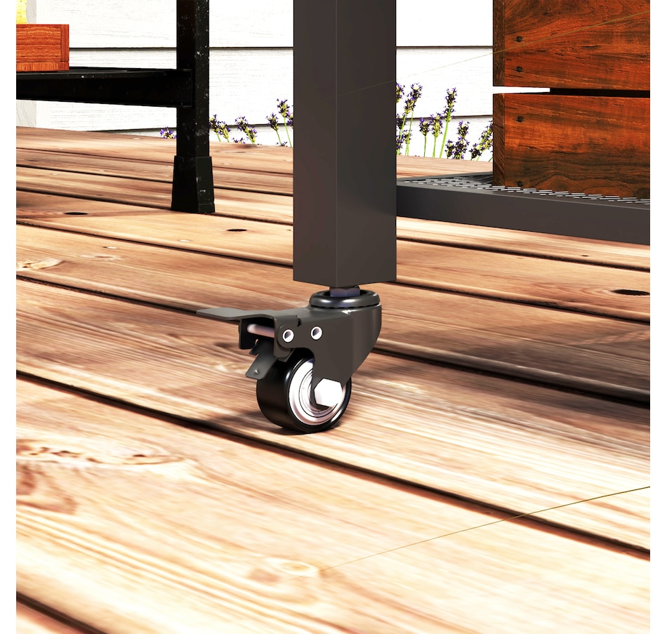 Image 993140_ALTMORE9.jpg, Product 993-140 / Price $122.99, Outsunny 3-Tier Outdoor Grill Cart w/ Side Table, Pizza Oven Stand from Outsunny on TSC.ca's department