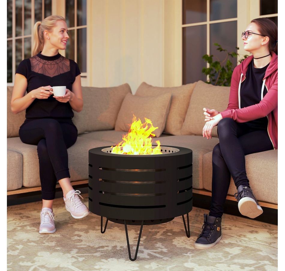 Image 993143_ALTMORE8.jpg, Product 993-143 / Price $229.99, Outsunny Round Fire Pit with Fire Poker from Outsunny on TSC.ca's department