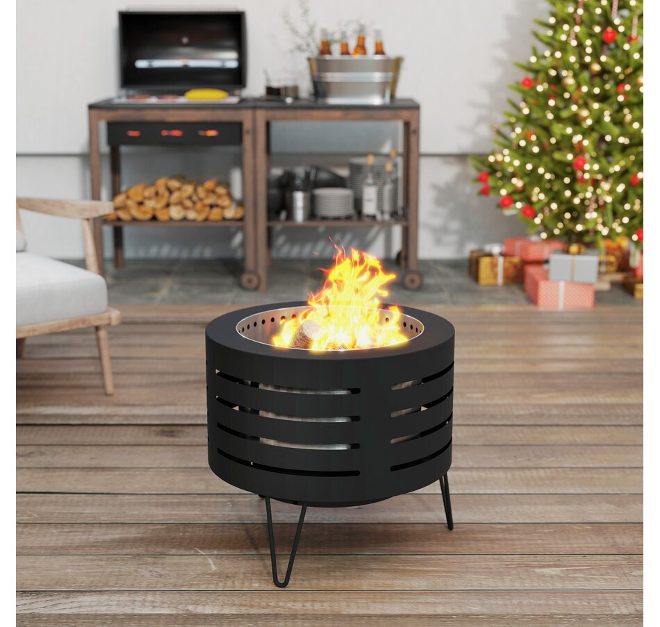 Image 993143_ALTMORE9.jpg, Product 993-143 / Price $229.99, Outsunny Round Fire Pit with Fire Poker from Outsunny on TSC.ca's department