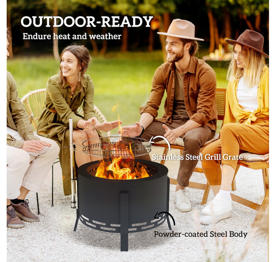 Image 993153_ALTMORE5.jpg, Product 993-153 / Price $164.99, Outsunny Outdoor Fire Pit from Outsunny on TSC.ca's department