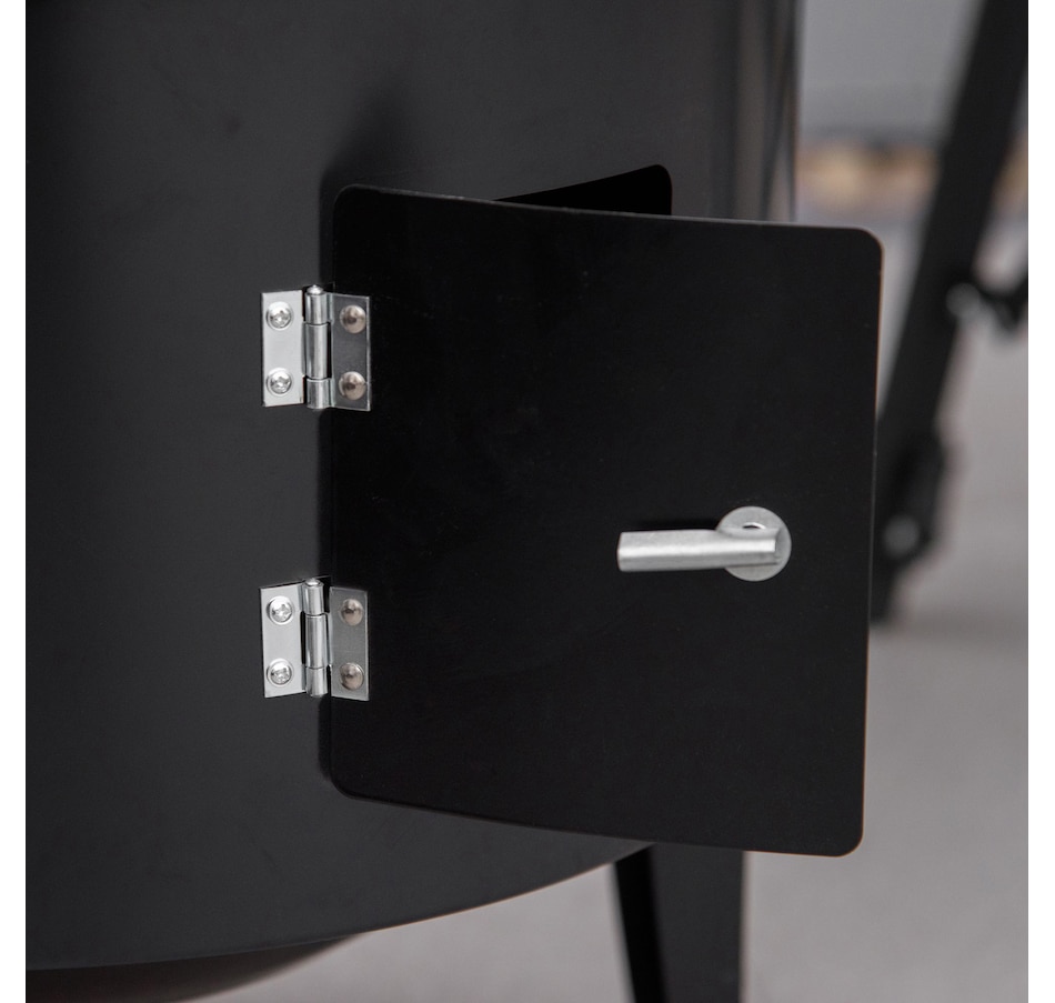 Image 993157_ALTMORE9.jpg, Product 993-157 / Price $99.99, Outsunny 3-in-1 Vertical Charcoal BBQ Smoker, 16" Round Barbecue Grill from Outsunny on TSC.ca's department