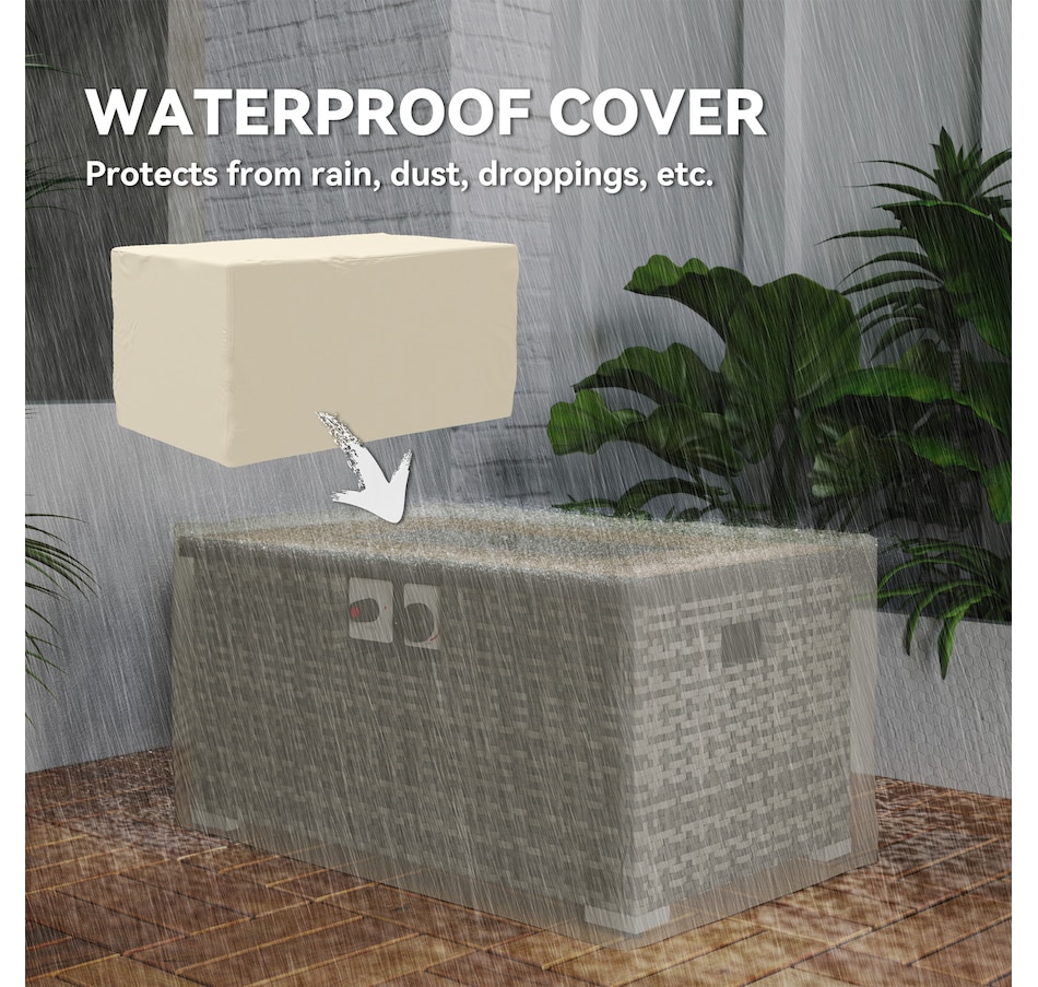 Image 993164_ALTMORE7.jpg, Product 993-164 / Price $350.99, Outsunny 2 Piece Propane Fire Pit Table Set from Outsunny on TSC.ca's department