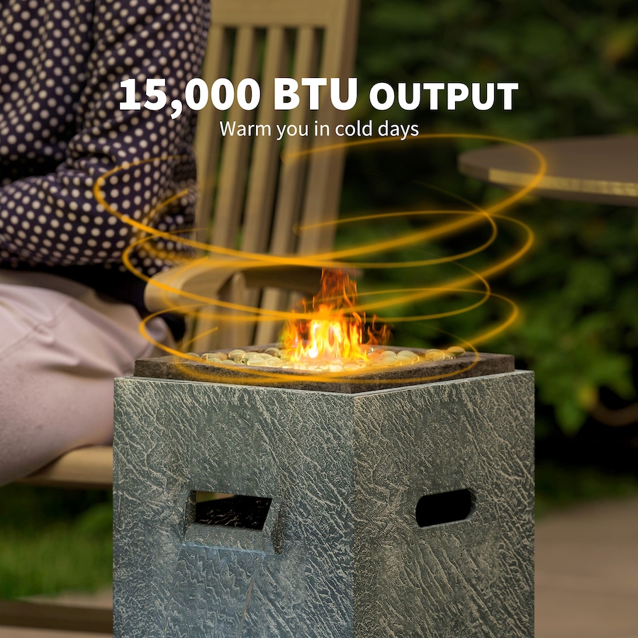 Image 993165_ALTMORE7.jpg, Product 993-165 / Price $219.99, Outsunny 15000 BTU Propane Fire Pit Table with Garden Fountain, LED Light from Outsunny on TSC.ca's department