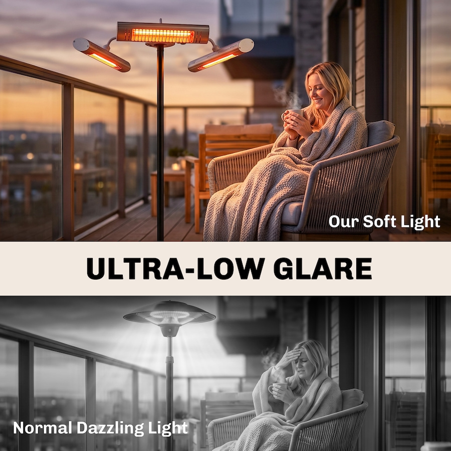 Image 993170_ALTMORE13.jpg, Product 993-170 / Price $117.99, Outsunny Electric Patio Heater with 3 Heating Panels and Ultra-low Glare from Outsunny on TSC.ca's department