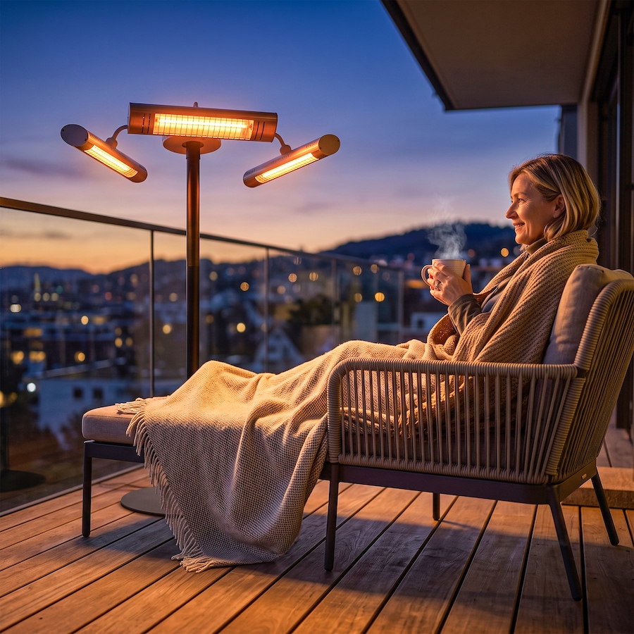 Image 993170_ALTMORE16.jpg, Product 993-170 / Price $117.99, Outsunny Electric Patio Heater with 3 Heating Panels and Ultra-low Glare from Outsunny on TSC.ca's department